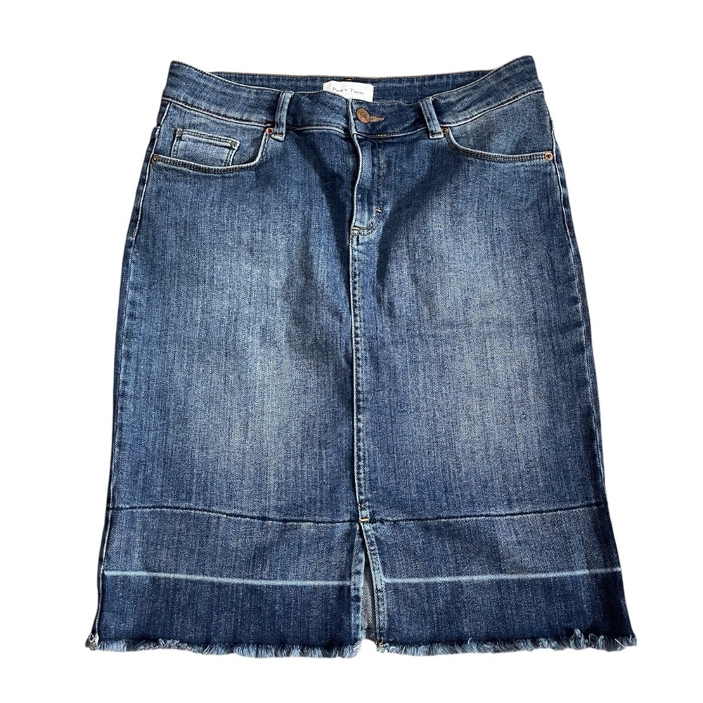Part Two Blue  Gellie Denim Skirt 38/US 8